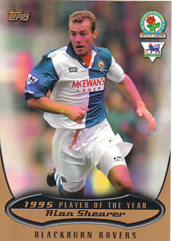Alan Shearer Blackburn Rovers 2003 Topps Premier Gold Player of the Year #PotY03